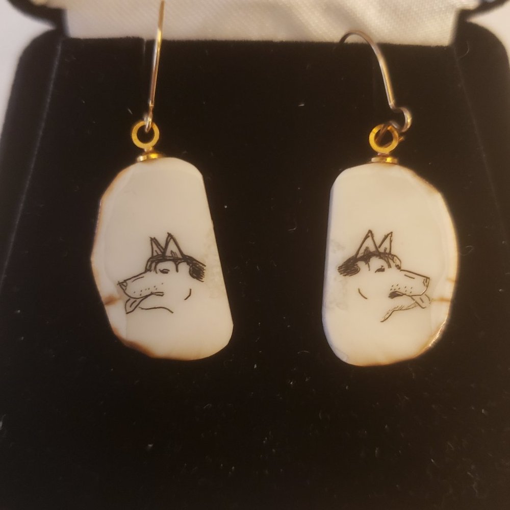 Huskey Ivory Earrings